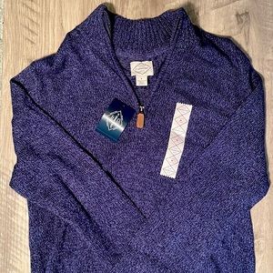 Mens St John Bay Pullover/Sweater Blue New